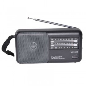 Radio portabil cu baterii elSales MK-609 cu FM, AM, SW