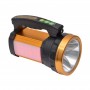 Lanterna elSales TD-6688 cu LED CREE XM-L T6 50 W, acumulator integrat, LED-uri laterale, auriu