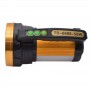 Lanterna elSales TD-6688 cu LED CREE XM-L T6 50 W, acumulator integrat, LED-uri laterale, auriu