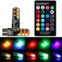 Set doua LED-uri auto tip W5W T10 RGB elSales ELS-T10B, telecomanda inclusa