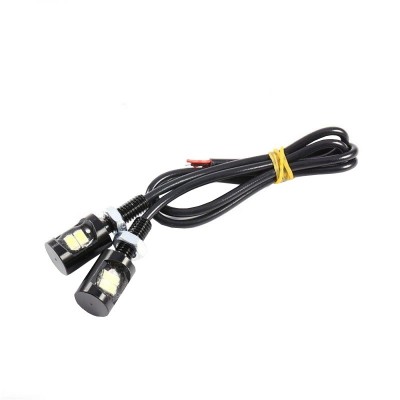 Set doua LED-uri auto SMD 5730 cu diametrul de 12 mm elSales ELS-LA12, alimentare 12V, verde