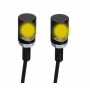 Set doua LED-uri auto SMD 5730 cu diametrul de 12 mm elSales ELS-LA12, alimentare 12V, galben