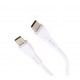 Cablu de date sau incarcare universal Tip C- Tip C elSales ELS-CA51, lungime 1 metru, cauciucat, alb