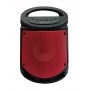 Boxa portabila elSales KTS-1122 cu Bluetooth, USB, card SD, lumina LED, radio FM, rosu