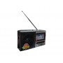 Radio portabil elSales ELS-901UR cu AM, FM, SW 1-9, player USB, microSD, acumulator integrat, negru