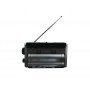 Radio portabil elSales ELS-901UR cu AM, FM, SW 1-9, player USB, microSD, acumulator integrat, negru
