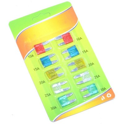 Set 10 sigurante auto mini elSales ELS-SAM10, multicolor