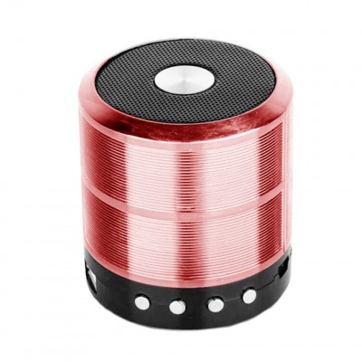 Boxa portabila elSales ELS-887 cu Bluetooth, USB, SD Card, Radio FM, rosu