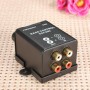 Controller audio bass elSales SGC200 pentru casa sau masina, carcasa metalica, conectori RCA, negru