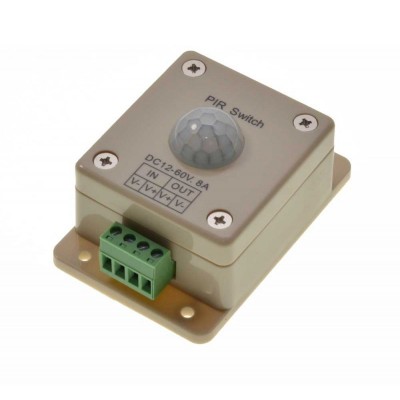 Senzor de miscare cu infrarosu elSales ELS-PIR1, 12-60V, 8 A, crem