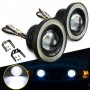Set doua proiectoare auto elSales ELS-PA76 cu LED Angel Eyes cu putere 10W, diametru 76 mm, flux luminos 3200LM