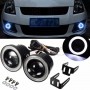 Set doua proiectoare auto elSales ELS-PA76 cu LED Angel Eyes cu putere 10W, diametru 76 mm, flux luminos 3200LM