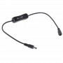 Cablu DC 2,1x5,5mm cu intrerupator, conector mama-tata elSales ELS-CDCI, lungime 50 cm, negru