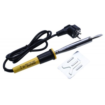 Letcon Electric tip Creion elSales ELS-LX-0100, Putere 100 W, Suport de Metal, Rezistenta de Ceramica, Design Ergonomic, Galben