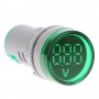 Voltmetru Digital elSales ELS-22VM/V, Diametru 22 mm, Protectie IP65, Iluminare LED, Temperatura mediului -25 + 55, Verde