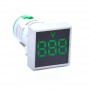 Voltmetru Patrat de Panou elSales ELS-22VMS/V, Diametru 22 mm, Temperatura de mediu -10˚C + 50˚C, Iluminare LED, Verde