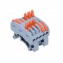 Conector de Sina elSales ELS-PCT-225, Cap Dublu, 5 Poli, Tensiune 600 V, Curent 32 A, Gri