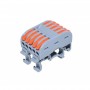 Conector de Sina elSales ELS-PCT-225, Cap Dublu, 5 Poli, Tensiune 600 V, Curent 32 A, Gri