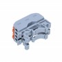 Conector de Sina elSales ELS-PCT-224, Cap Dublu, 4 Poli, Tensiune 600 V, Curent 32 A, Gri