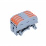 Conector de Sina elSales ELS-PCT-224, Cap Dublu, 4 Poli, Tensiune 600 V, Curent 32 A, Gri