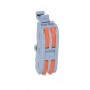 Conector de Sina elSales ELS-PCT-222, Cap Dublu, 2 Poli, Tensiune 600 V, Curent 32 A, Gri