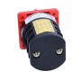 Comutator cu Came 3 Perechi elSales ELS-1017-M05, 10 A, 1,7 KW, Protectie IP42, Alb&Rosu