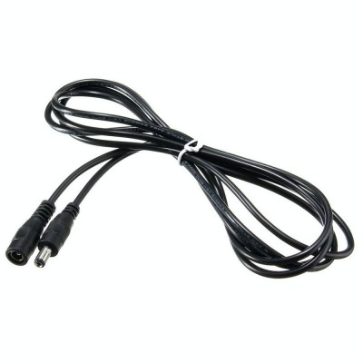 Cablu Alimentare elSales ELS-DC200T/M, Lungime 200 cm, Dimensiune conector 2,1 mm, Putere 300 V, Negru