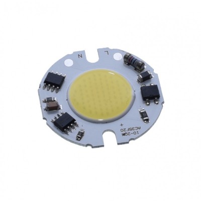 Led COB 35mm elSales ELS-H35-F15022, Putere 15 W, Temperatura de culoare 6000 - 6500K, Alimentare 220 V, Dimensiuni Reduse