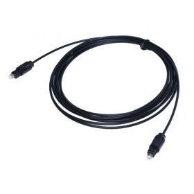 Cablu Audio Optic elSales ELS-OPT-300, Lungime 300 cm, Confectionat din Fibra Optica, Negru