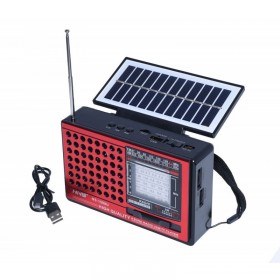 Radio Multifunctional elSales ELS-NS-1588U, Incarcare Solara, Port USB, Slot SD Card, Dimensiuni Reduse, Design Retro