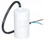 Condensator Pornire Motor cu Fire elSales ELS-CBB60-40F, Tensiune 450 V, 40 uf, 2 Fire, Forma Cilindru, Alb