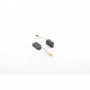 Set 2 Perii Colectoare elSales ELS-CRB-6-16-22-A65, Dimensiune carbuni 6 x 16 x 22mm, negru