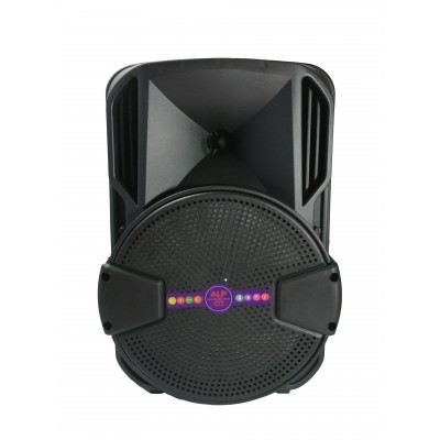 Boxa Portabila elSales, ELS-ALP-801, cu Bluetooth, Microfon, Telecomanda, USB, Lumini LED