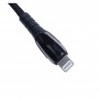 Cablu de date si incarcare elSales ELS-V30L USB-Lightning pentru iPhone, iPod, iPad, Macbook, lungime 200 cm, negru