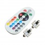 Set 2 LED-uri 5050 RGB 36 mm elSales ELS-LPP36 pentru plafoniera,portbagaj,numar inmatriculare,telecomanda inclusa