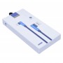 Cablu de date si incarcare elSales ELS-W05L USB-Lightning, conectori 90°, albastru