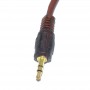 Cablu audio elSales ELS-J2RCA cu conector Jack 3,5mm tata-2 RCA Tata siliconat, lungime 1.5 metri