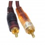 Cablu audio elSales ELS-J2RCA cu conector Jack 3,5mm tata-2 RCA Tata siliconat, lungime 1.5 metri