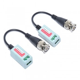 Set adaptoare elSales ELS-VDBLN Video Balun pentru transmiterea imaginii la distante mari,tehnologie HD-CVI, TVI, AHD