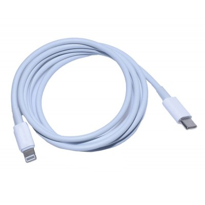 Cablu USB-C-Lightning pentru incarcare si transfer date compatibile cu dispozitivele Apple elSales ELS-PDL20,lungime 1.2 m, alb