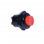 Push buton plastic de impuls elSales ELS-PBPI, 12VDC / 250VAC, rosu