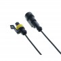 Conector auto 1 fir elSales ELS-C1F, mama si tata, clema prindere, negru