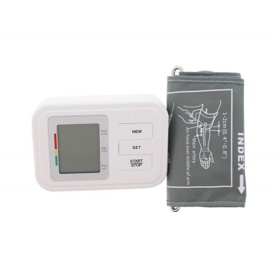 Tensiometru digital pentru brat elSales ELS-ARM-01 cu afisaj digital, oprire automata, alb