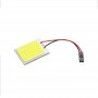Lampa cu 24 led-uri cob pentru plafoniera auto elSales ELS-SIL24, lumina alb rece, compatibil 32-42 mm, adaptor Feston si T10