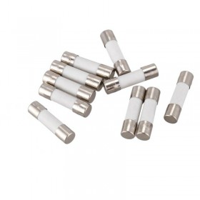 Set 10 sigurante rapide din ceramica elSales ELS-SIRC, 4 A, 5 x 20 mm