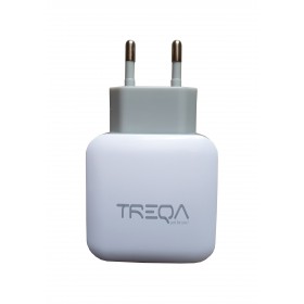 Incarcator Telefon,Tableta Cu 2 USB-uri , 2.4 A , Fast Charging , Premium Quality , Alb
