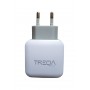 Incarcator Telefon,Tableta Cu 2 USB-uri , 2.4 A , Fast Charging , Premium Quality , Alb