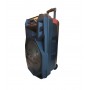 Boxa Activa Portabila Tip Troller, Microfon Wireless , Telecomanda , Cititor Stick , Card SD , FM Radio , Bluetooth , 100 W