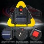 Triunghi SOS Cu Lanterna LED COB , LED Rosu , Incarcare Solara , USB , Acumulator Integrat , Galben