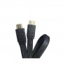 Cablu HDMI 1.4 Panzat , Panglica , 3 Metri , Premium Quality , Negru